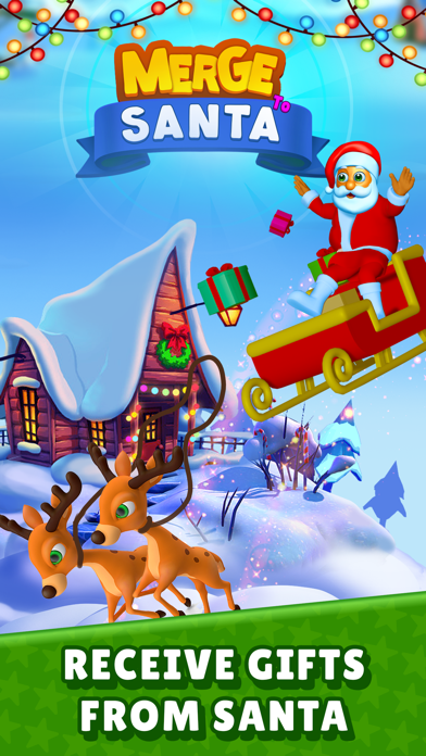 Merge To Santa : Fun Merge Screenshot