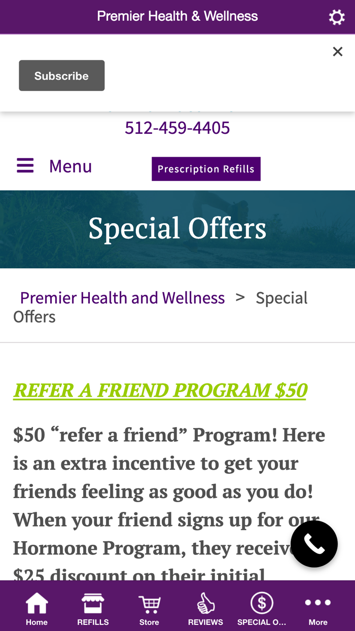 Premier Health  Wellness App