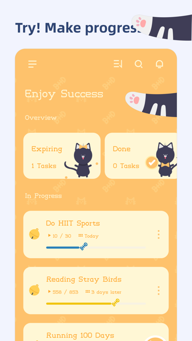 Progress - Kitten help goal.のおすすめ画像1