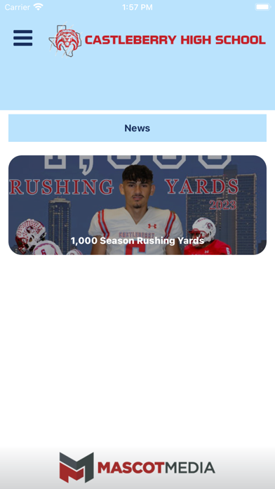 Castleberry ISD Athletics Screenshot