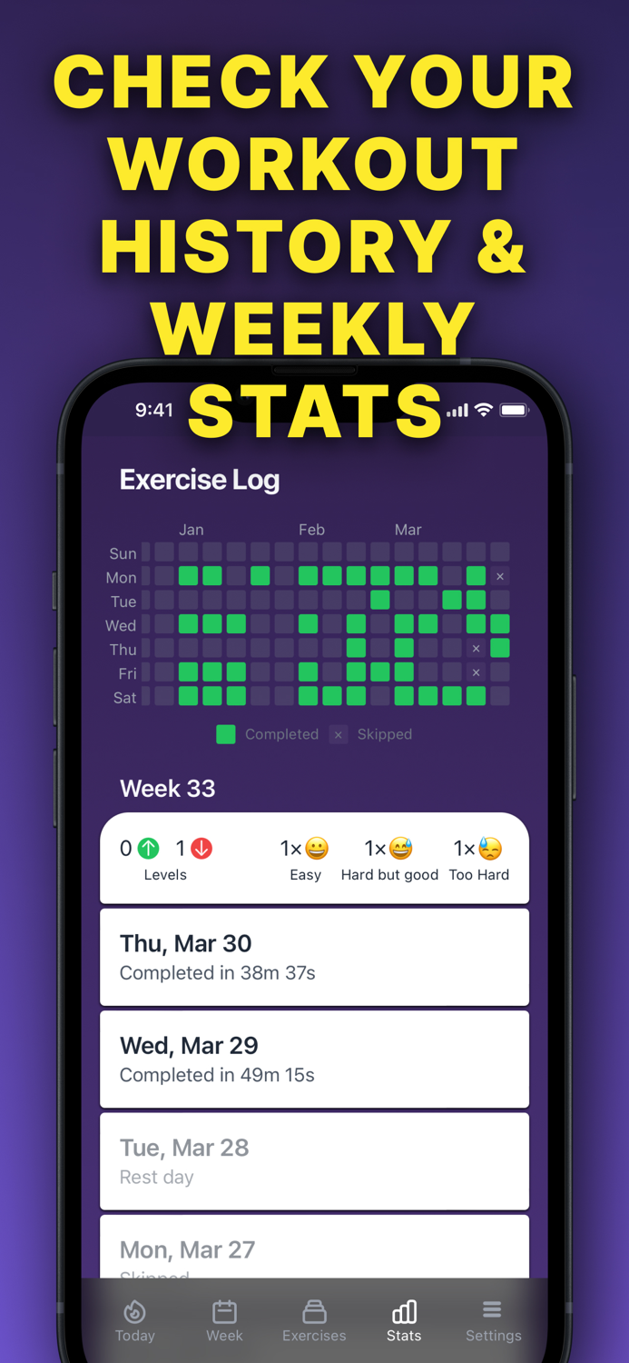 YAWPlan – workout planner
