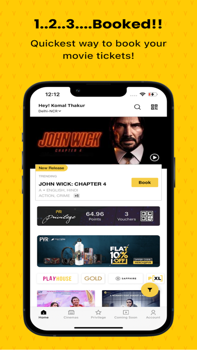 PVR Cinemas - Movie Tickets Screenshot