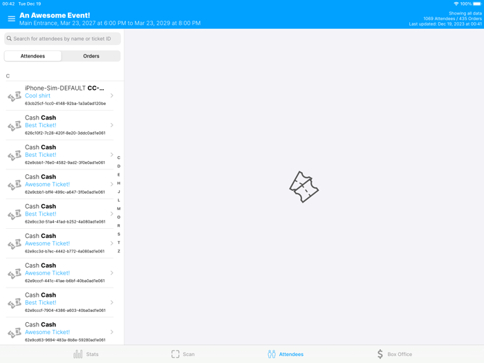 TuneGO Event Manager