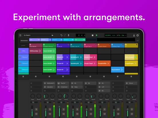 Pro Tools Sketch: Make Music iPad screenshot 6 - Music app