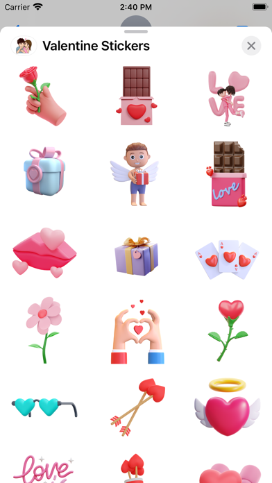 Valentine Stickers - WASticker Screenshot
