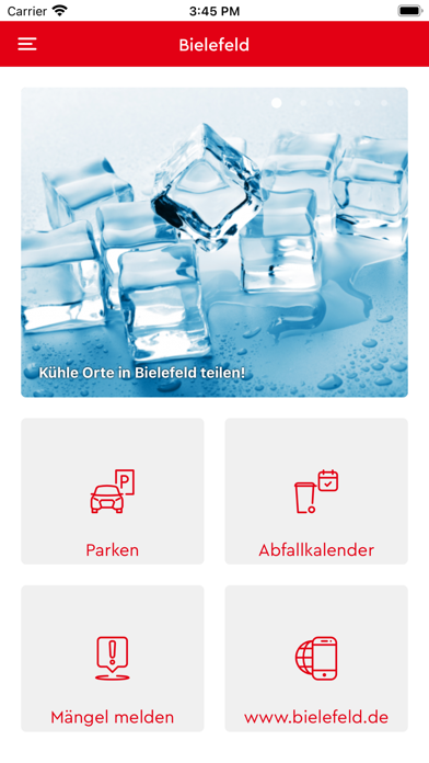 Bielefeld Bürgerservice Screenshot