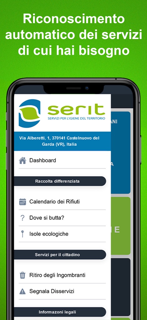 Serit App - Cet outil propose un menu de navigation intuitif pour accéder aux différentes fonctionnalités, telles que la localisation des îles écologiques et les informations détaillées sur les déchets.