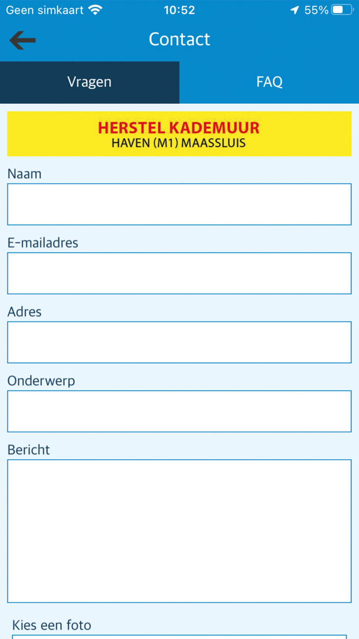 Herstel kade Haven Maassluis