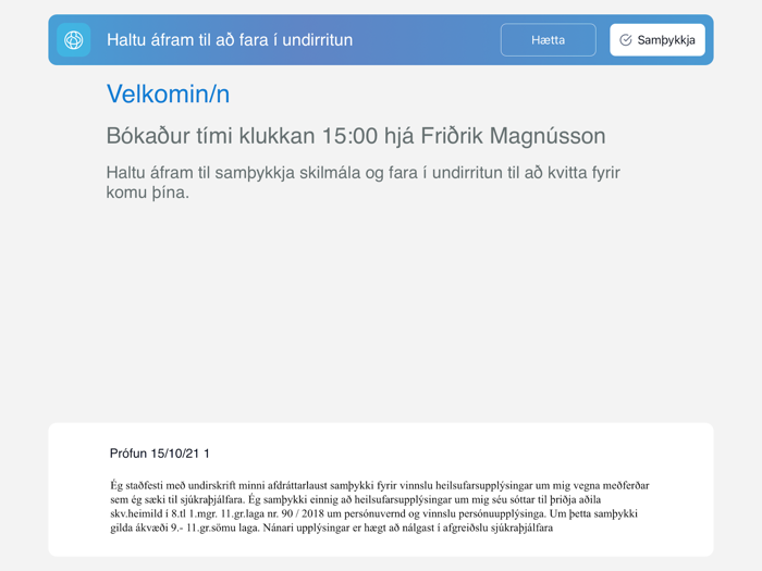 Gagni - Afgreiðslukerfi