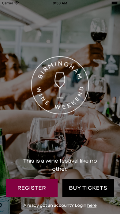 Birmingham Wine Weekend Screenshot
