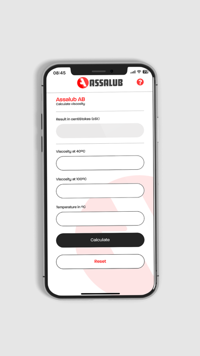 Screenshot #1 pour Assalub Oil Viscosity App