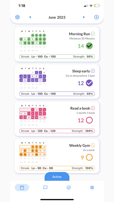 EZ Habit: simple habit tracker Screenshot