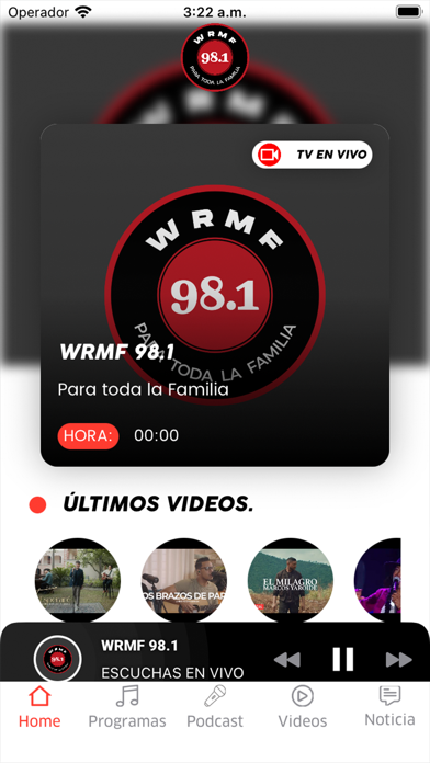 WRMF 98.1 Screenshot