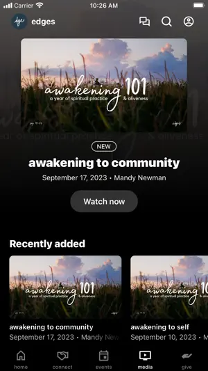 edges church app screenshot 4