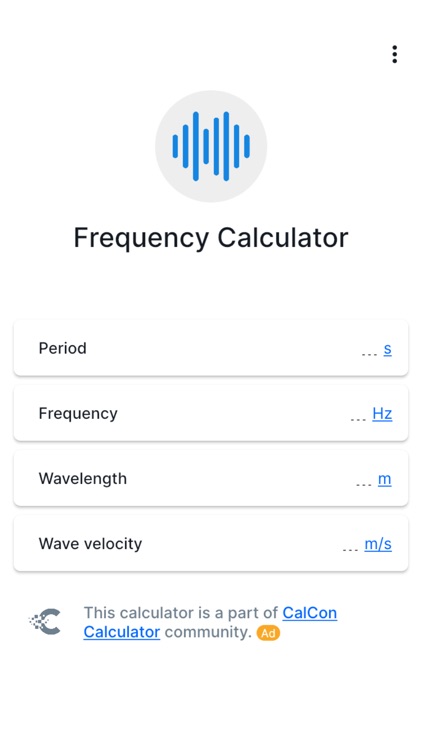 Frequency Calculator