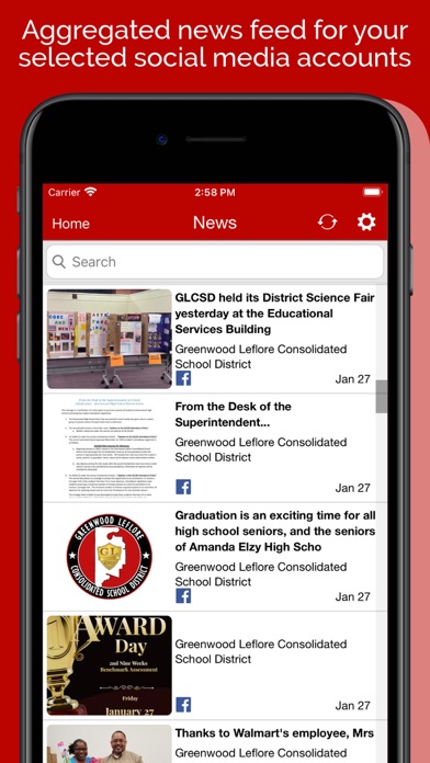 Greenwood Leflore CSD Screenshot