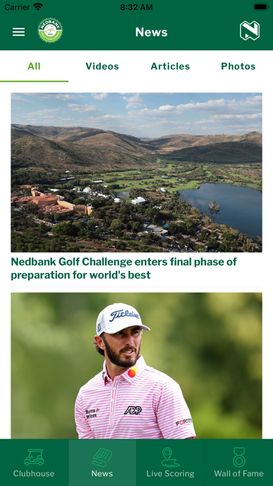 Nedbank Golf Challenge App Screenshot