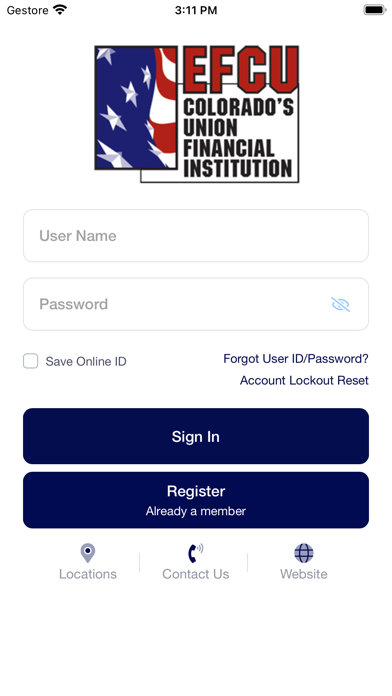 Electrical FCU Mobile Banking Screenshot