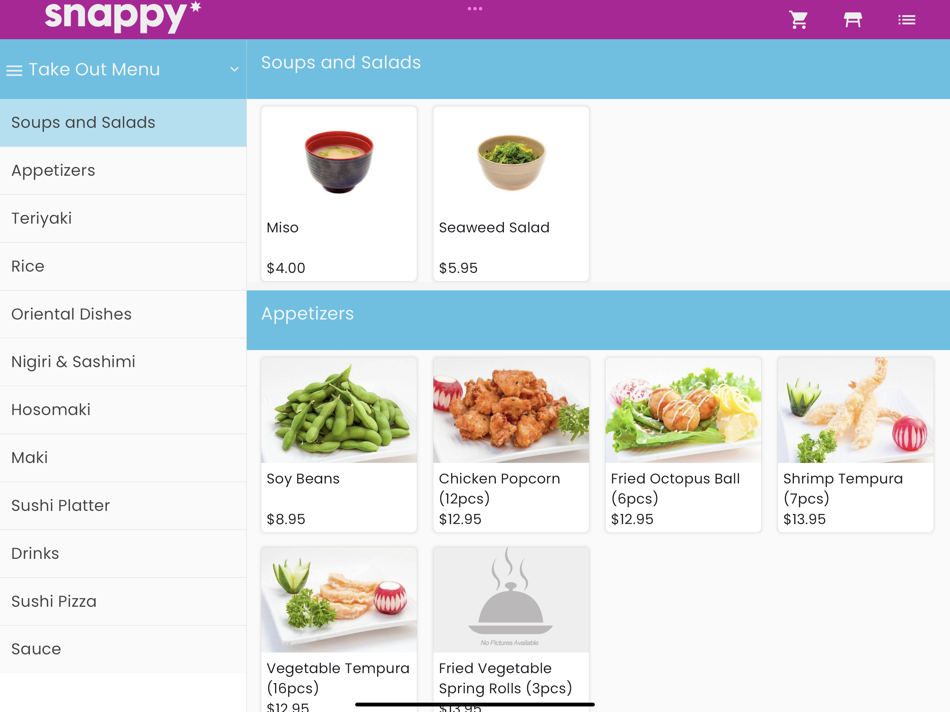 #1. Snappy Order From Table (iOS) 由: Snappy Innovation Inc.
