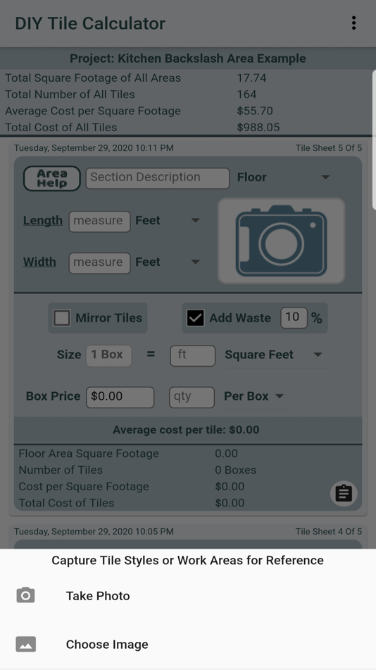 #9. DIY Tile Calculator (iOS) 由: Frederick Braden