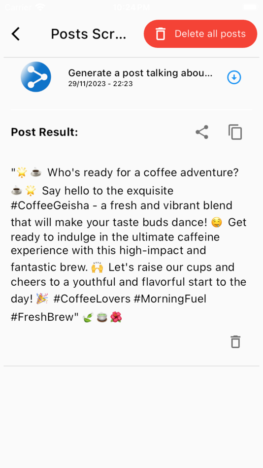 #3. Post Ai - Generate Posts (iOS) Podle: Luis Mujica