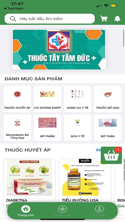 Nhà thuốc Tâm Đức - HEALTHCARE