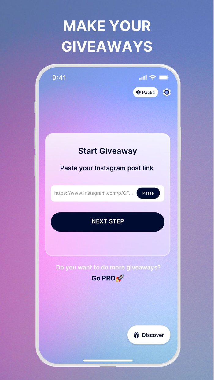Giveaway Jet for Instagram