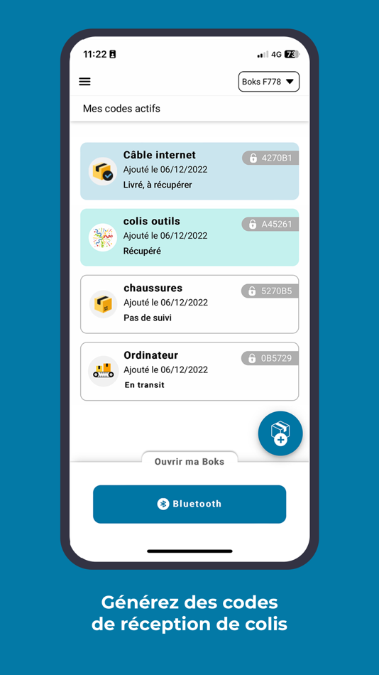 #1. Boks : boite à colis connectée (iOS) By: Boks