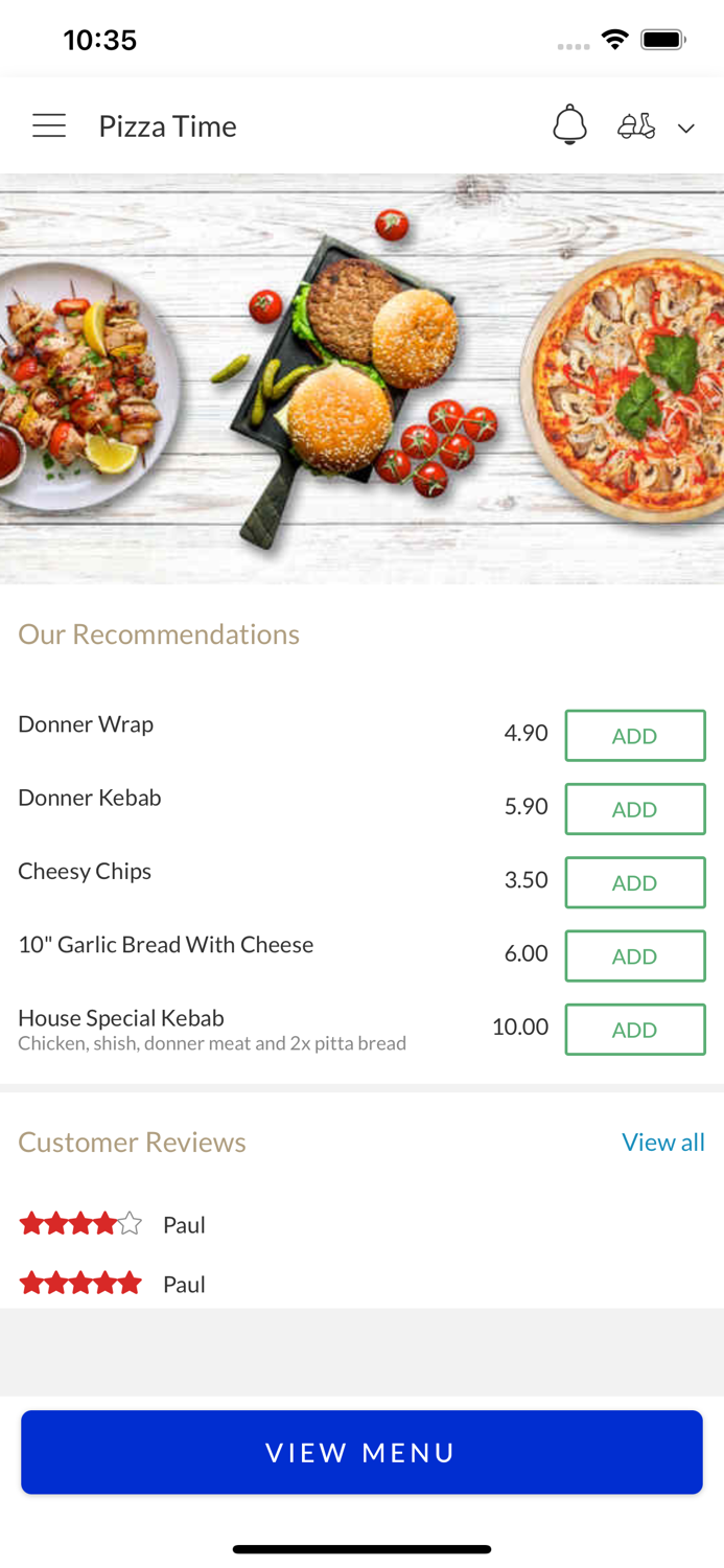 Pizza Time ASHINGTON.