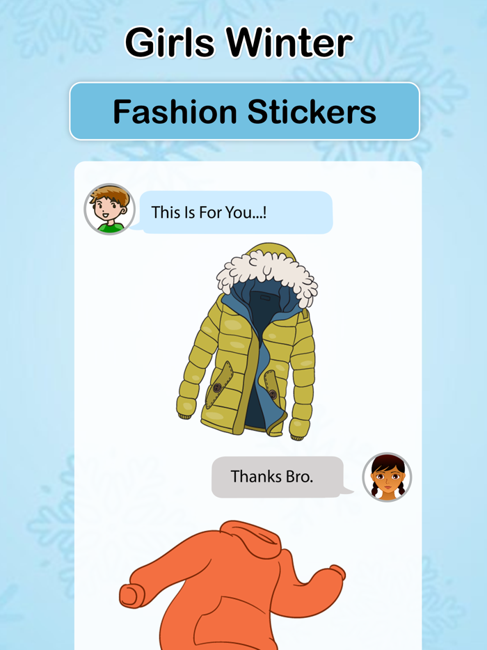 Girls Winter Fashion EMojis