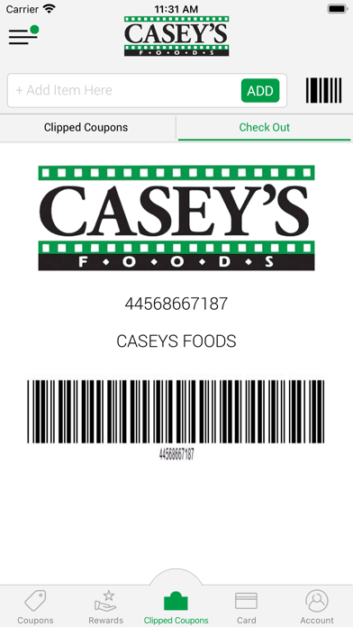 Casey's Foods Screenshot