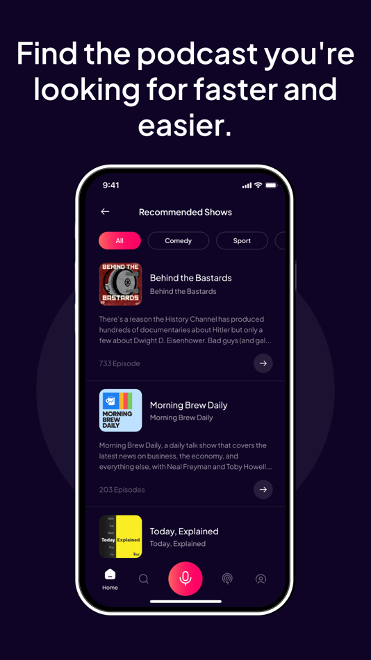#4. Poddy - Record, listen, share (iOS) Av: Podear Limited
