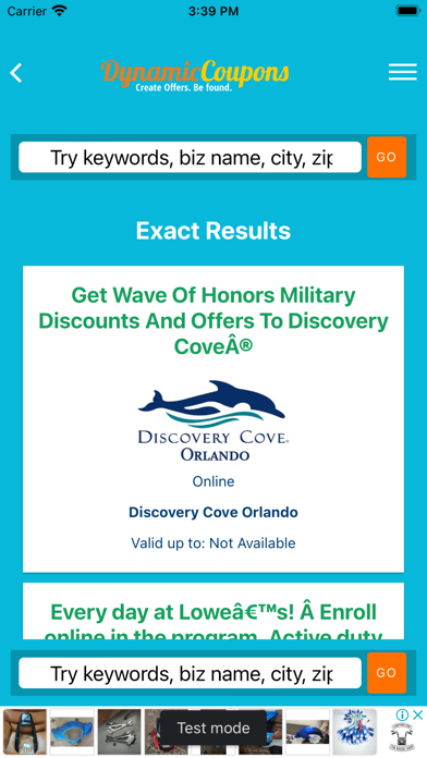 DynamicCoupons Screenshot