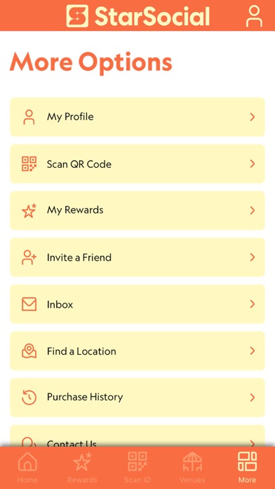 StarSocial Rewards Screenshot