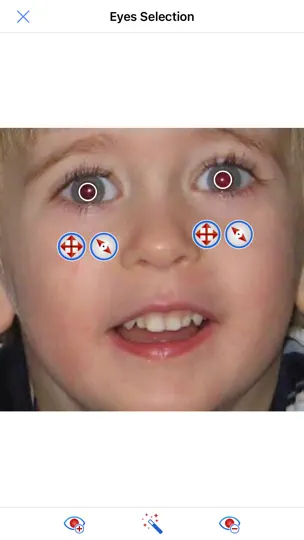 Capture d'écran de RedEyesRemover sur iPhone 8