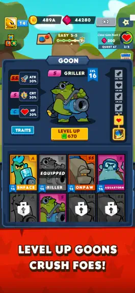 Game screenshot Goons & Goblins: PvP Idle RPG hack