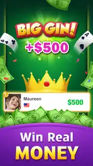 gin rummy: win real money iphone screenshot 4