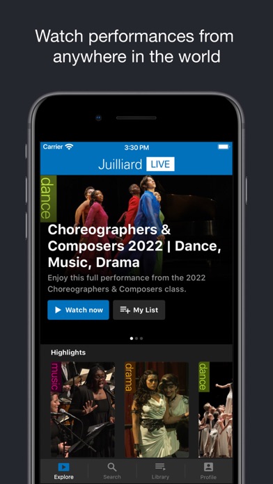 Juilliard LIVE Screenshot