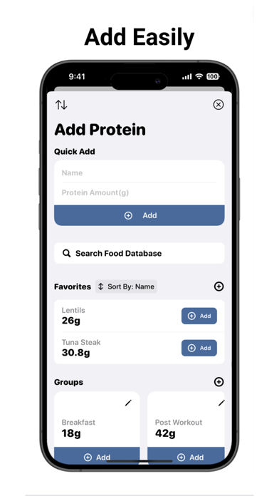 Protein Pal: Protein Tracker screenshot 2