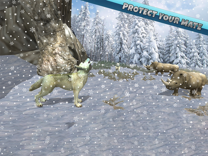 Snow Wolf Family Simulator