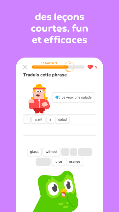 Screenshot #3 pour Duolingo : Cours de langue