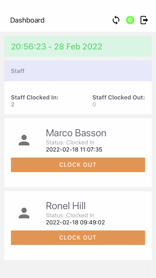 #4. Timed Attendance (iOS) Podle: DevLabs