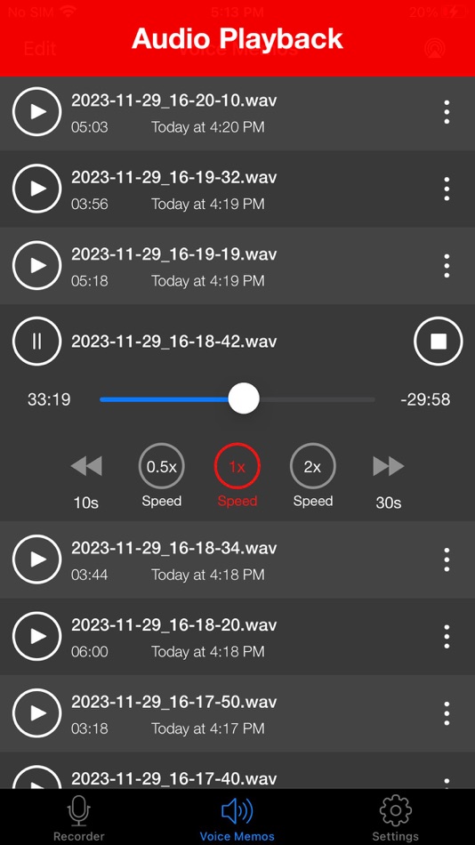 #2. Voice Recorder - Audio Record (iOS) 由: LiveBird Technologies Private Limited