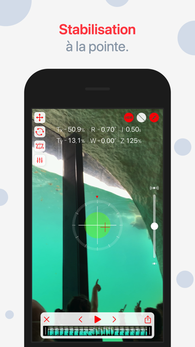 Screenshot #2 pour Emulsio › Stabilisation vidéo