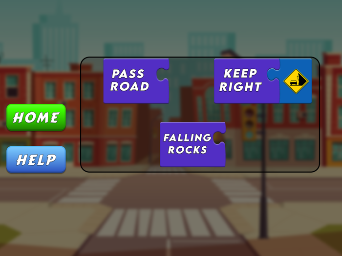 Road Sign Education Game