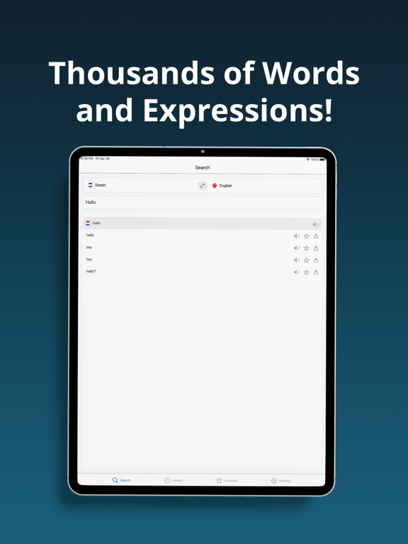 Screenshot #6 pour English Dutch Dictionary +