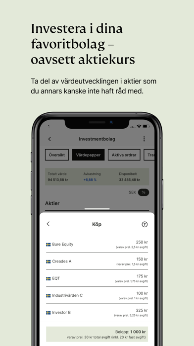 Aktieinvest Screenshot