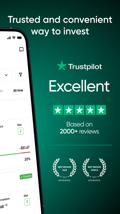JustMarkets Copytrading Screenshot