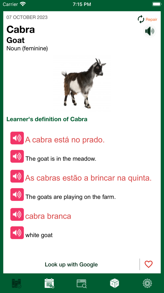 Portuguese Word of the Day - 1.3.1 - (iOS)