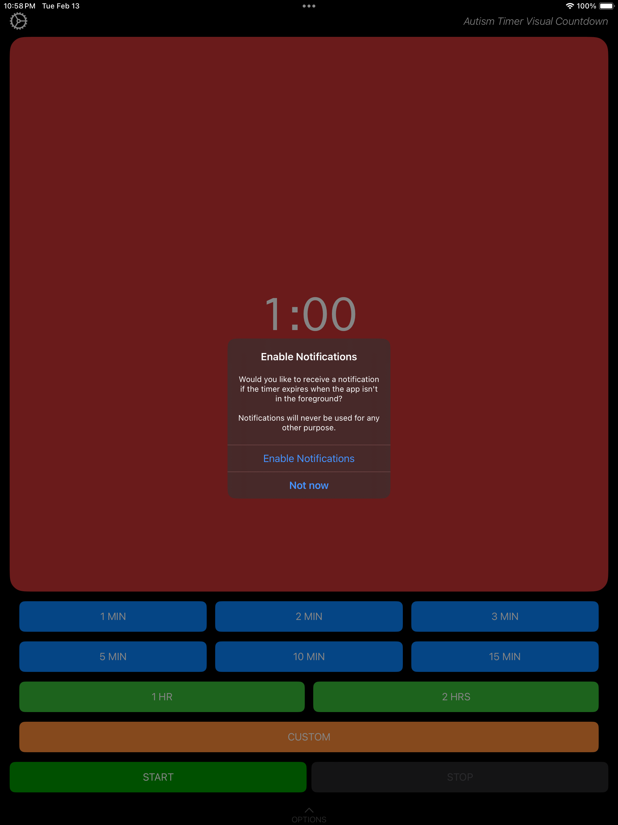 Autism Timer Visual Countdown
